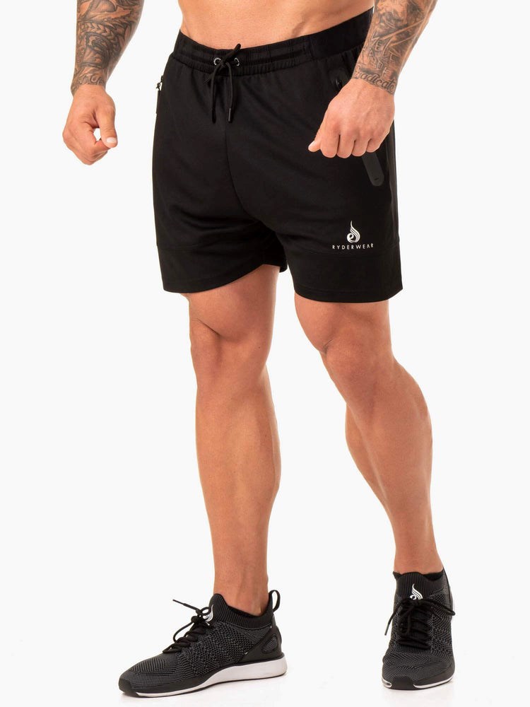 Ryderwear Action Mesh Krótkie Czarne | VEWIBA895