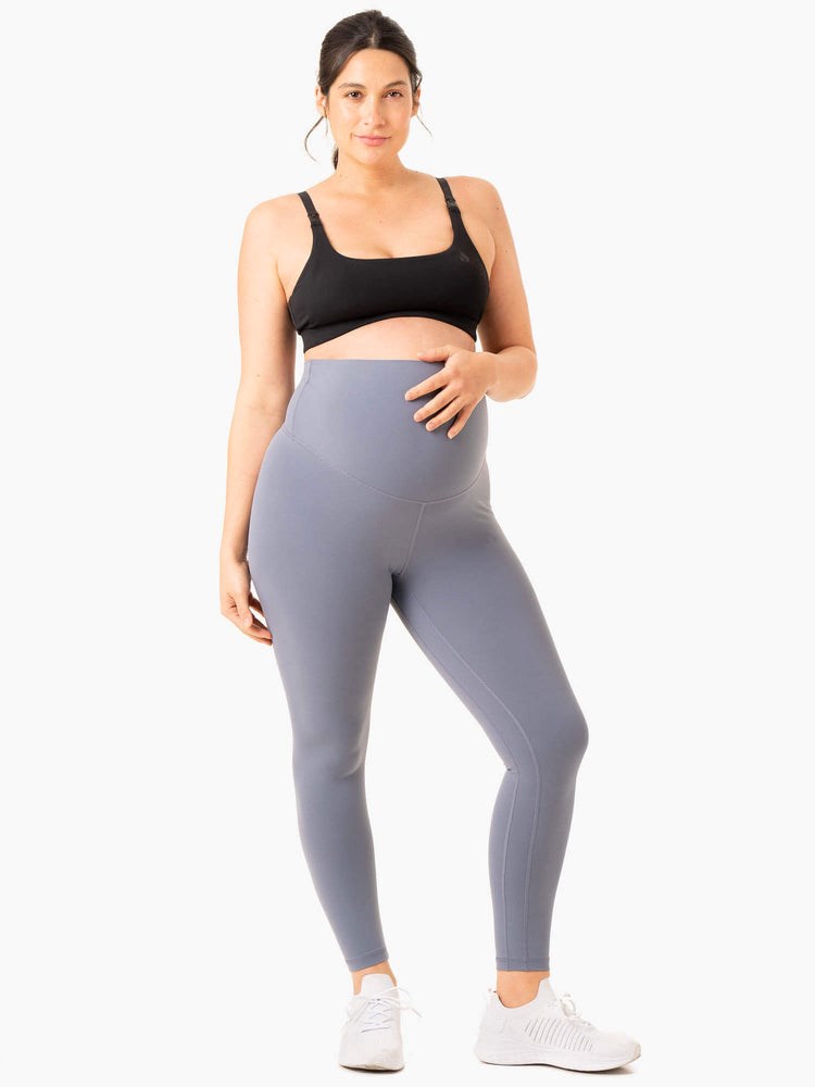 Ryderwear Active Bump Leggings Niebieskie | JYIORB308