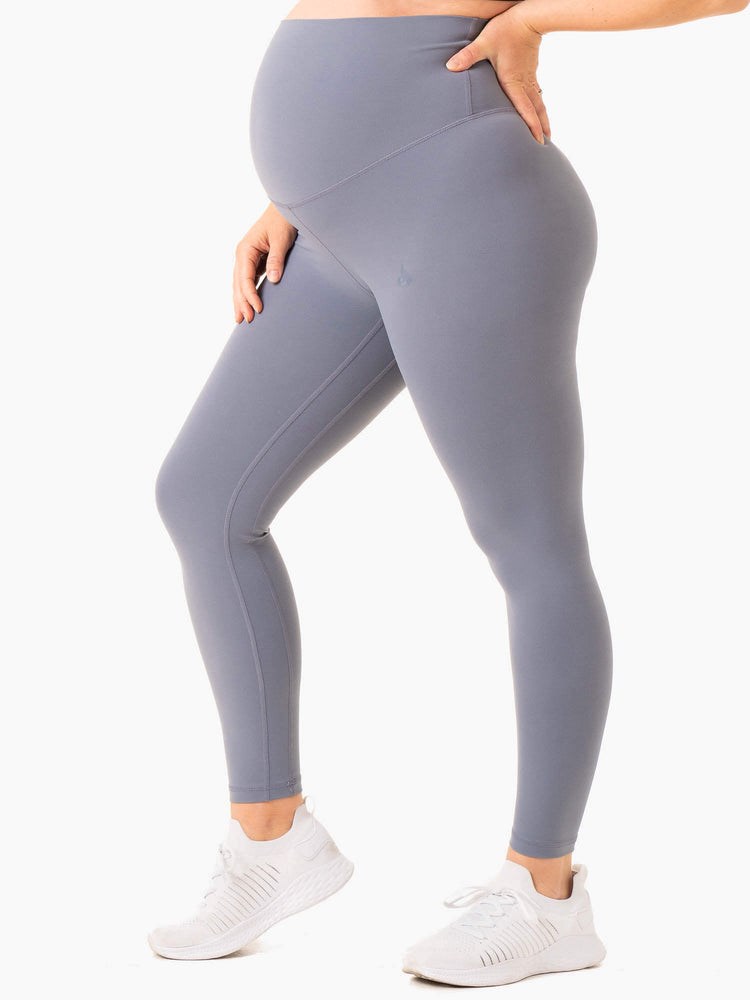 Ryderwear Active Bump Leggings Niebieskie | JYIORB308