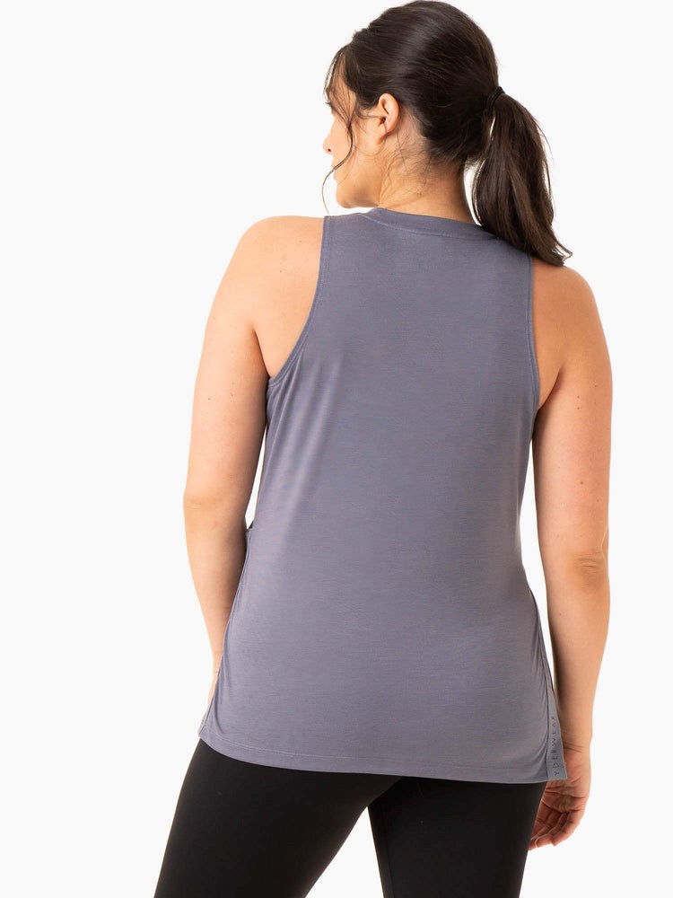 Ryderwear Active Bump Tank Niebieskie | ZMBCYL692