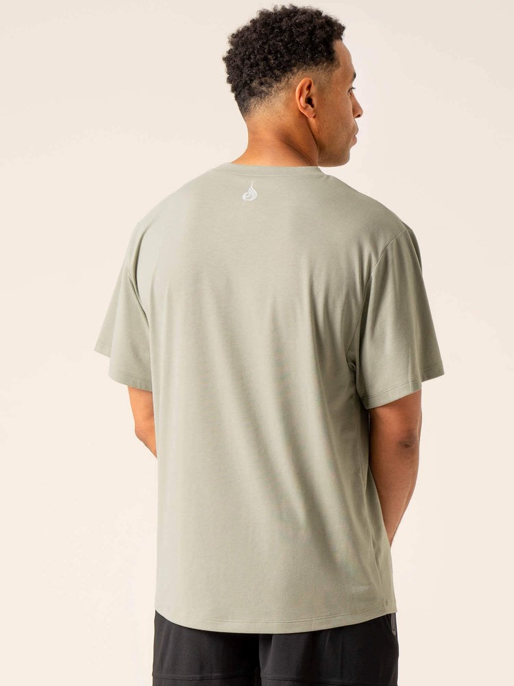 Ryderwear Advance Oversized T-Shirt Sage | GCIAJY146