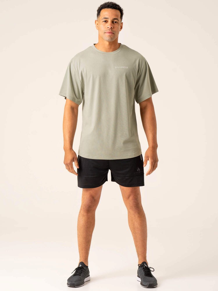 Ryderwear Advance Oversized T-Shirt Sage | GCIAJY146