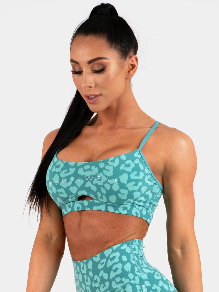 Ryderwear Animal Sports Bra Panterka | WUJKXA028