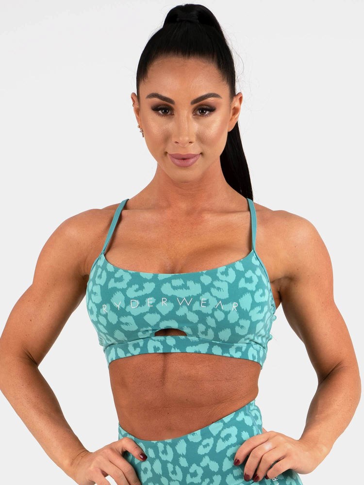 Ryderwear Animal Sports Bra Panterka | WUJKXA028