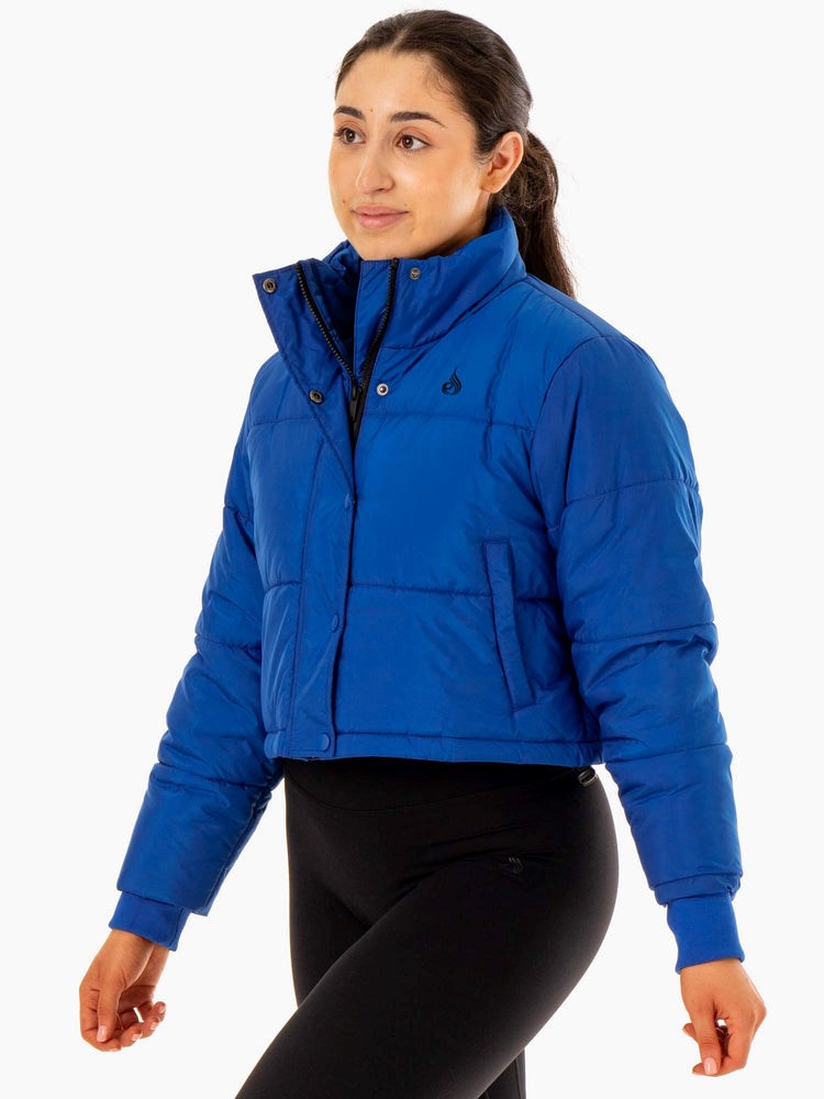 Ryderwear Apex Puffer Jacket Niebieskie | ONTEXI072