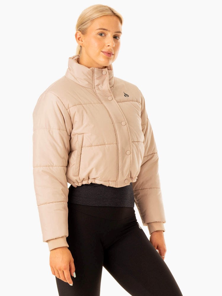 Ryderwear Apex Puffer Jacket Nude | YCXNKF386