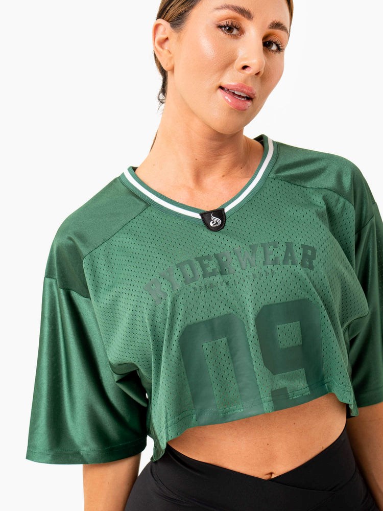 Ryderwear Arena Varsity Jersey Zielone | CTQPNE852