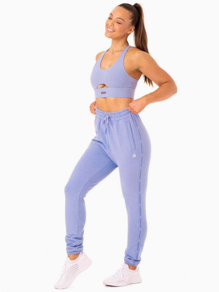 Ryderwear Base High Waisted Track Pants Fioletowe | OQFEIJ192