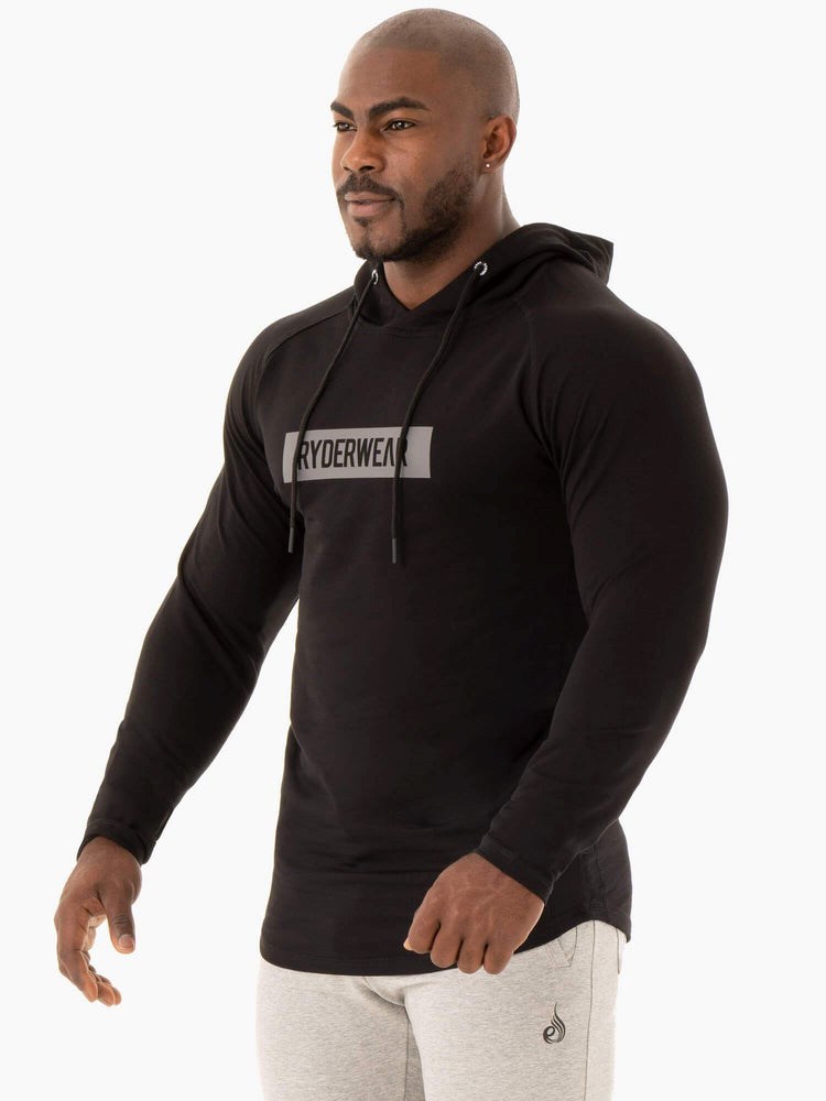 Ryderwear Base Pullover Jumper Czarne | KLPFOY102