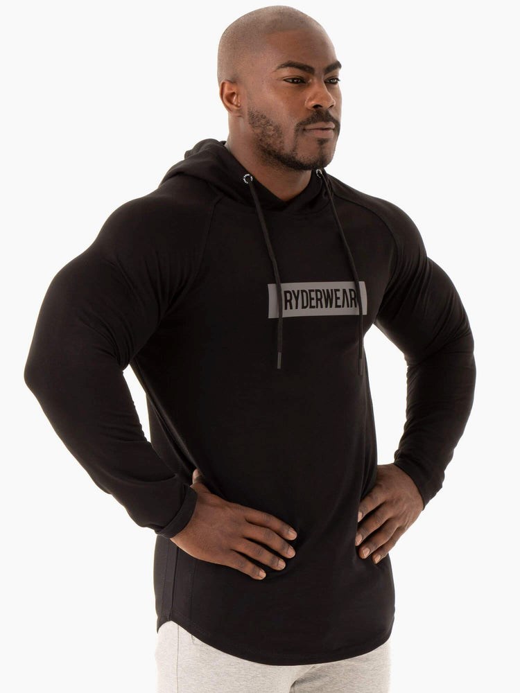 Ryderwear Base Pullover Jumper Czarne | KLPFOY102