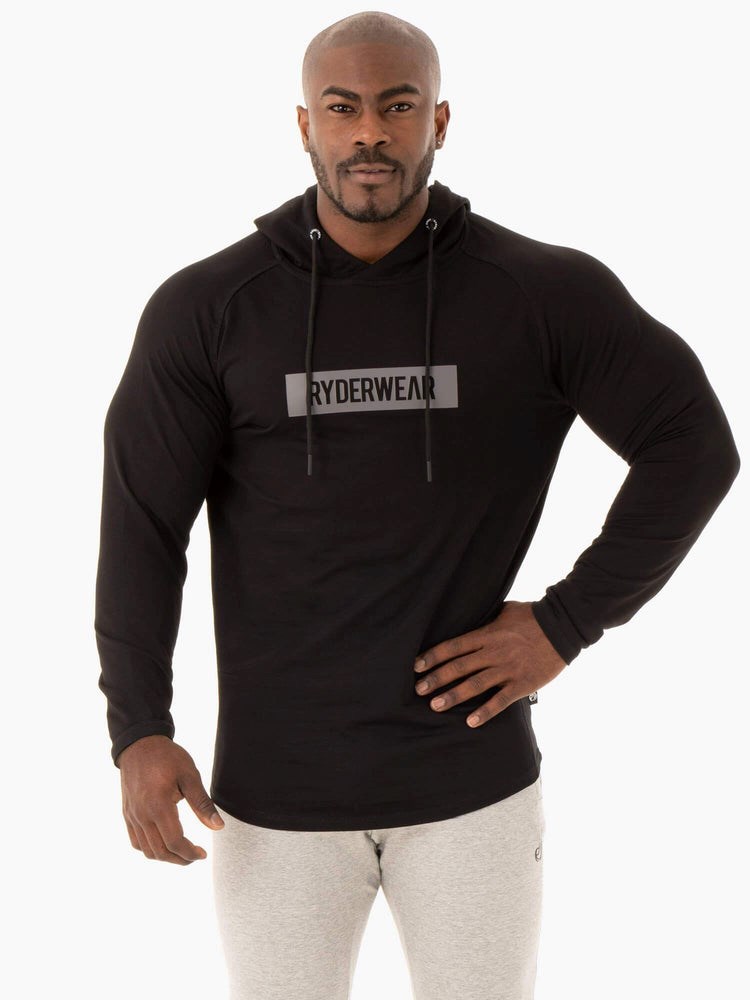 Ryderwear Base Pullover Jumper Czarne | KLPFOY102