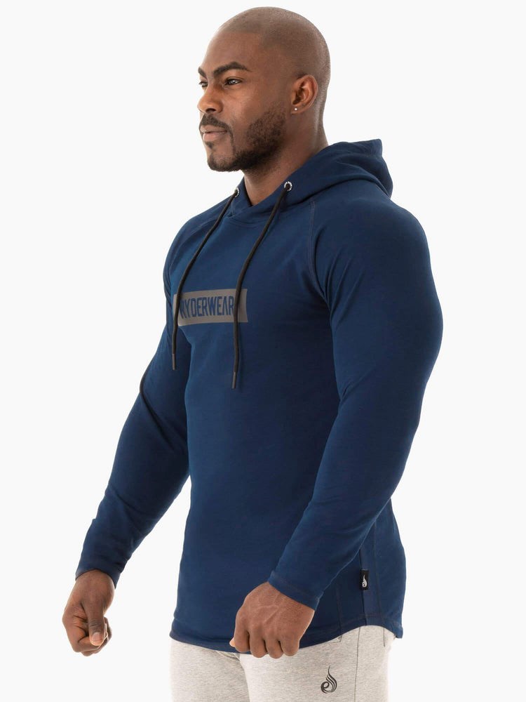 Ryderwear Base Pullover Jumper Granatowe | DLQVGT829