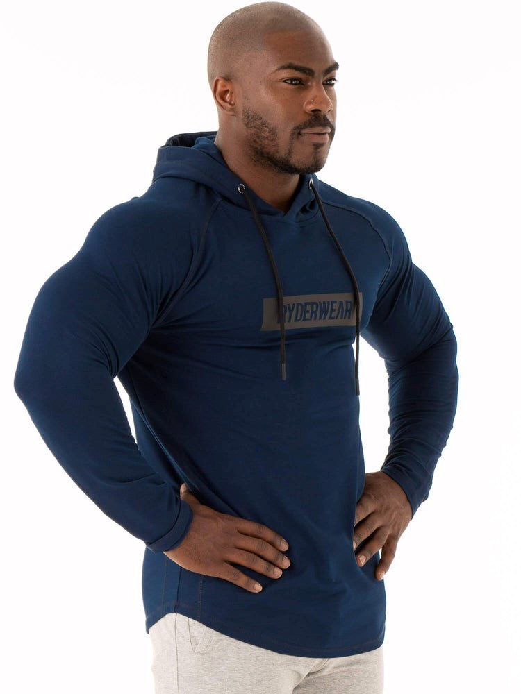 Ryderwear Base Pullover Jumper Granatowe | DLQVGT829