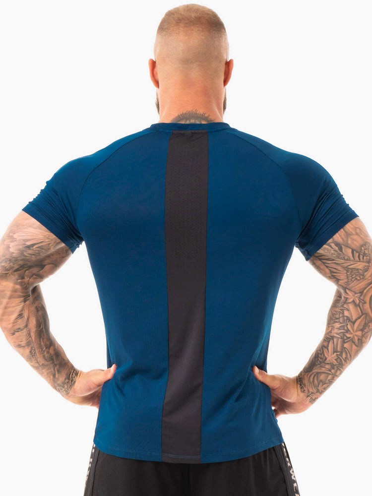 Ryderwear Breeze T-Shirt Granatowe | IOETNP526