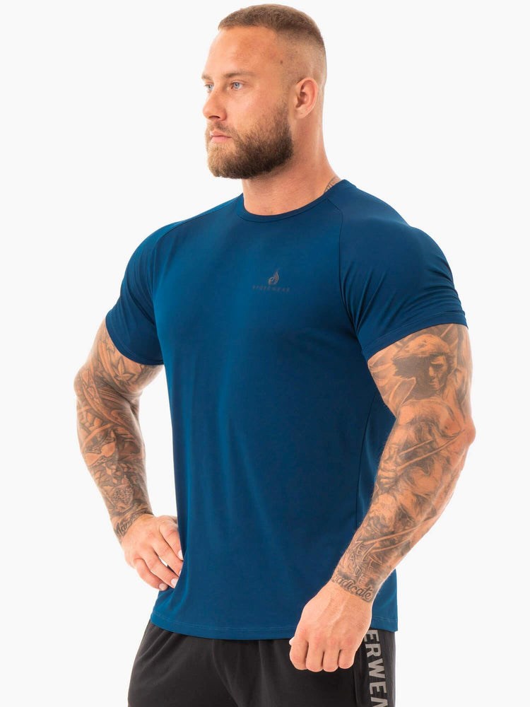 Ryderwear Breeze T-Shirt Granatowe | IOETNP526