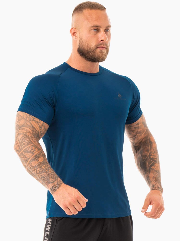 Ryderwear Breeze T-Shirt Granatowe | IOETNP526