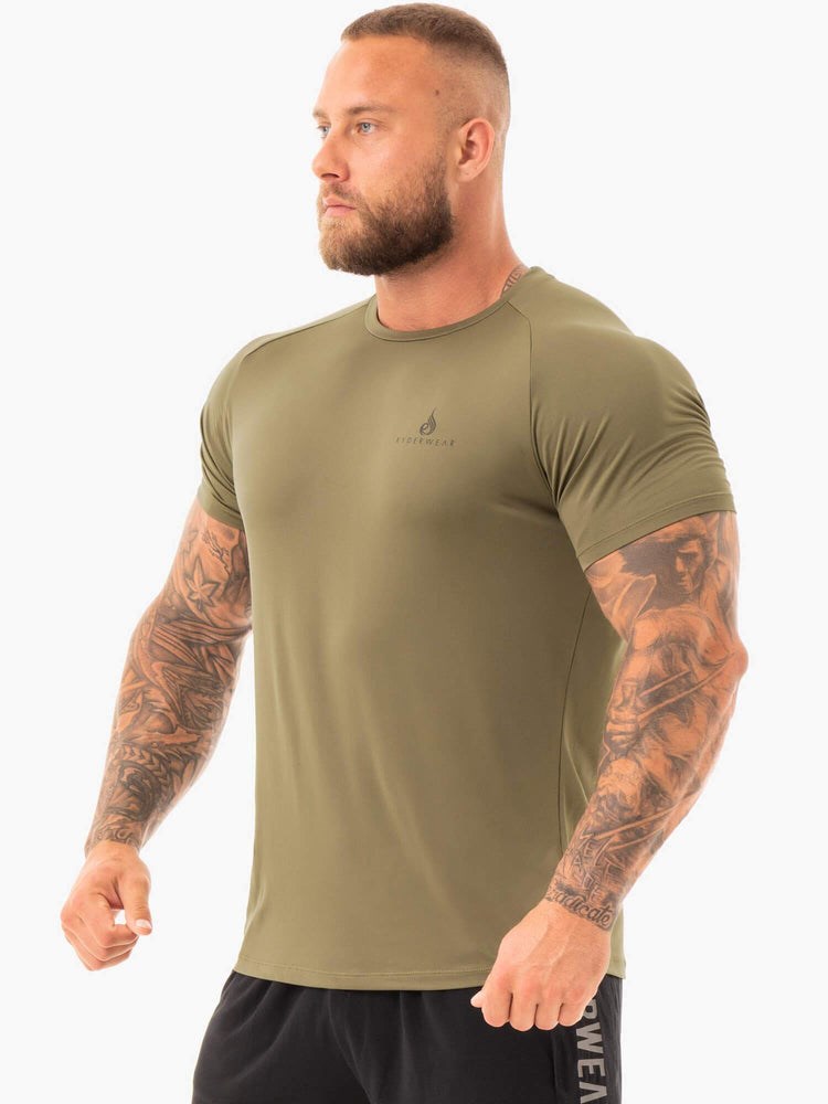 Ryderwear Breeze T-Shirt Khaki | BDCSUJ650