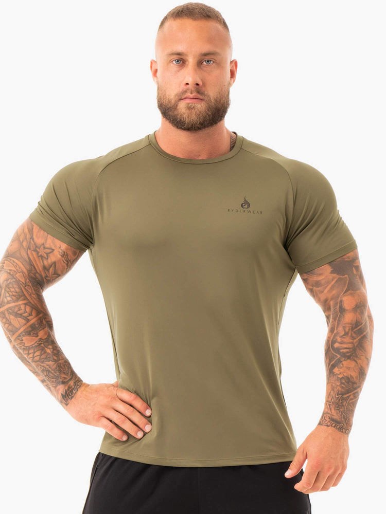 Ryderwear Breeze T-Shirt Khaki | BDCSUJ650