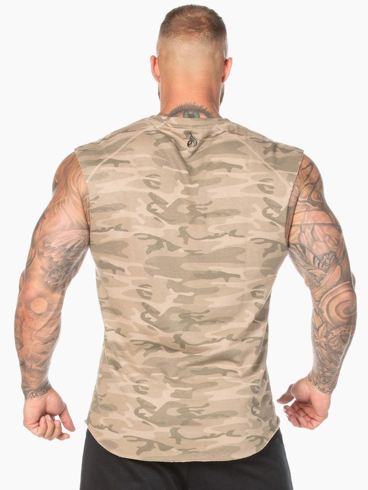 Ryderwear Camo Fleece Tank Camo | CNASUV154