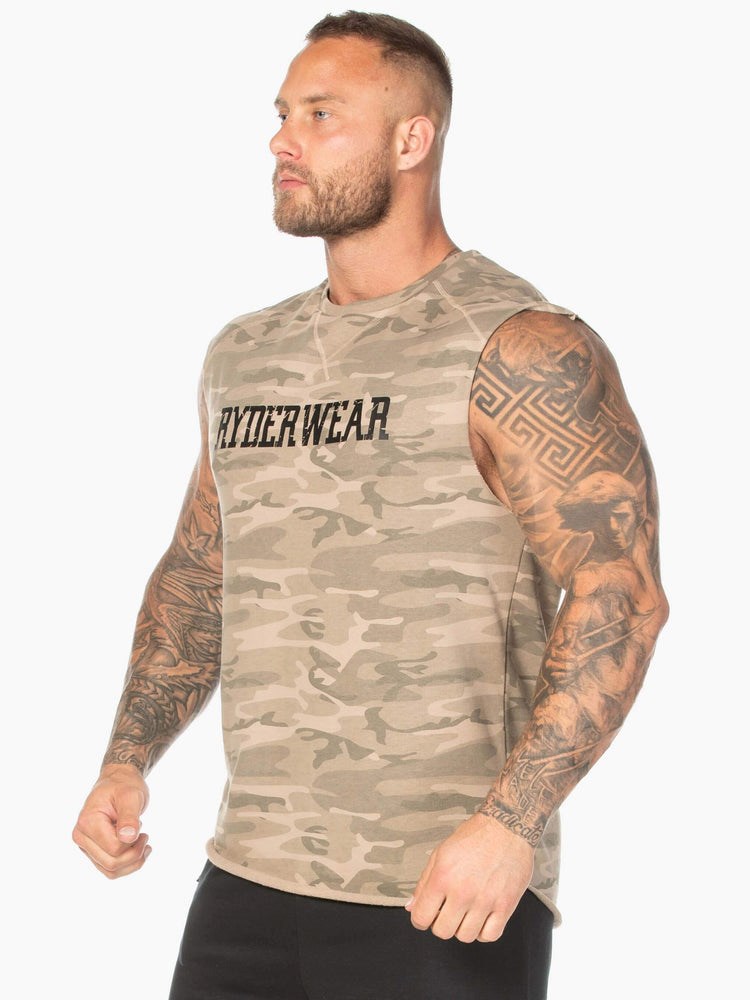 Ryderwear Camo Fleece Tank Camo | CNASUV154