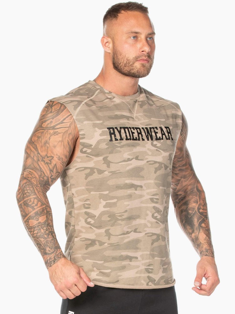 Ryderwear Camo Fleece Tank Camo | CNASUV154