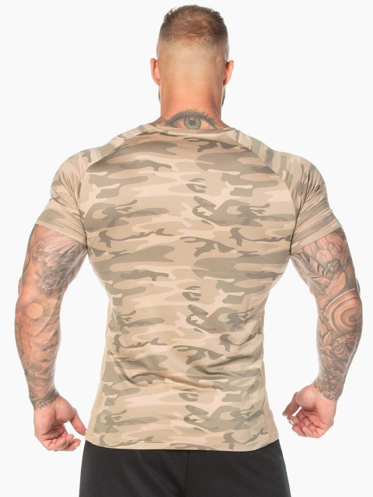 Ryderwear Camo Mesh T-Shirt Camo | YPJZLB086