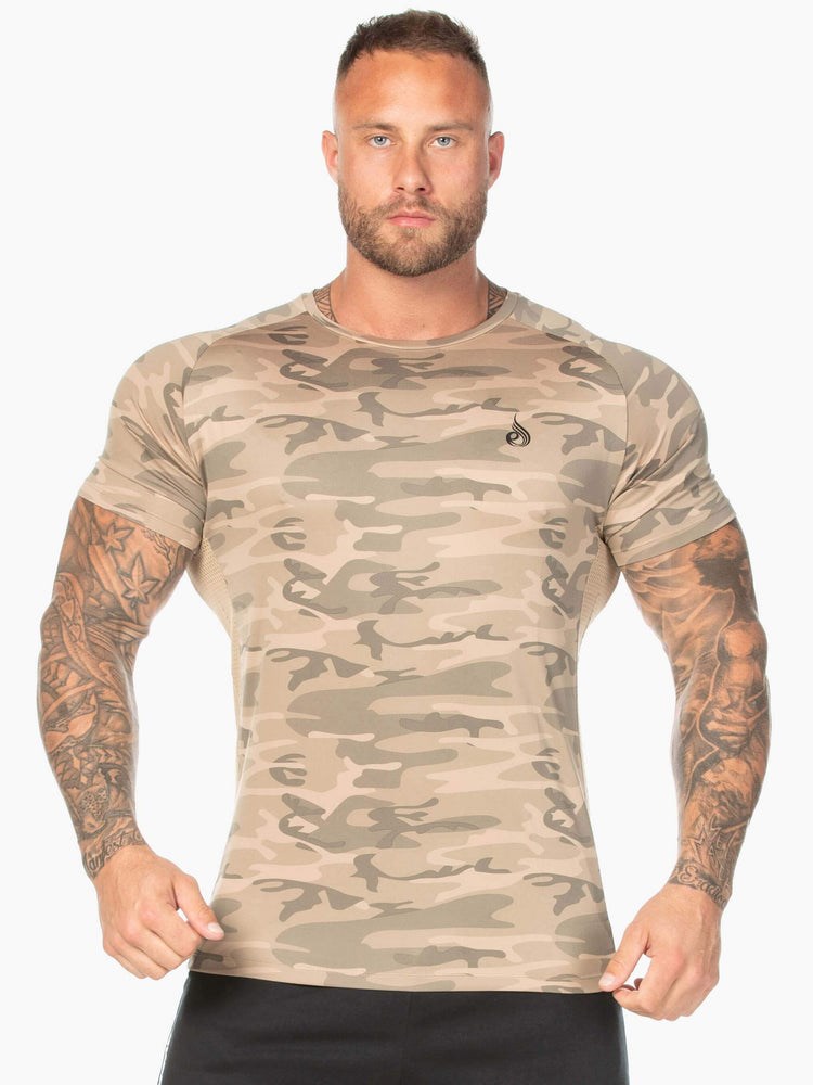 Ryderwear Camo Mesh T-Shirt Camo | YPJZLB086