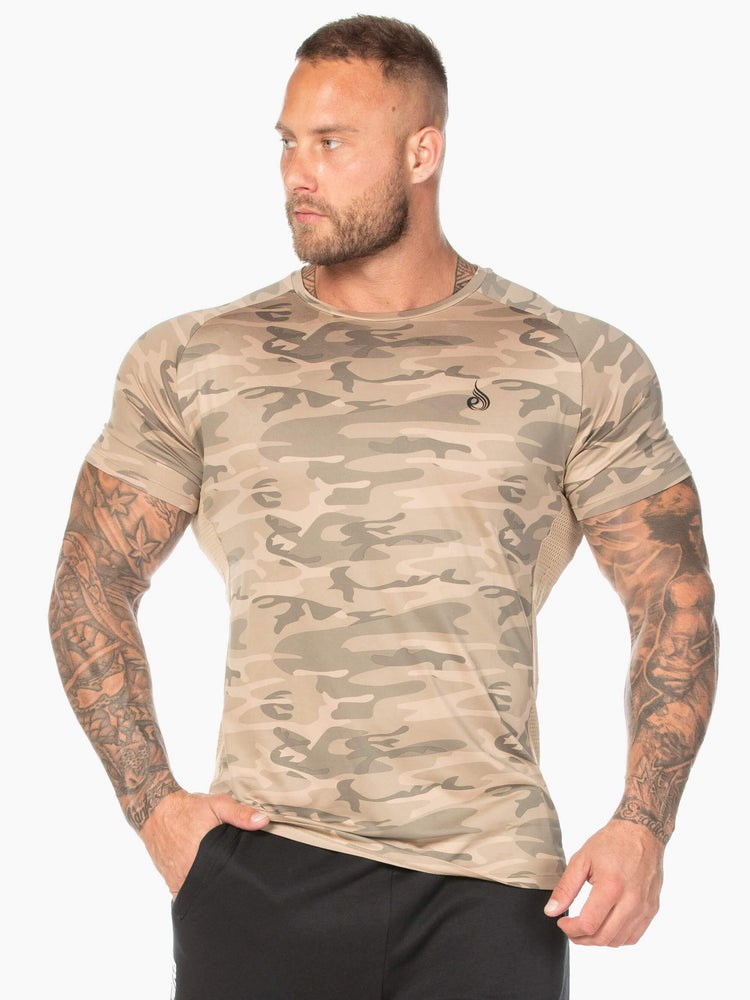 Ryderwear Camo Mesh T-Shirt Camo | YPJZLB086