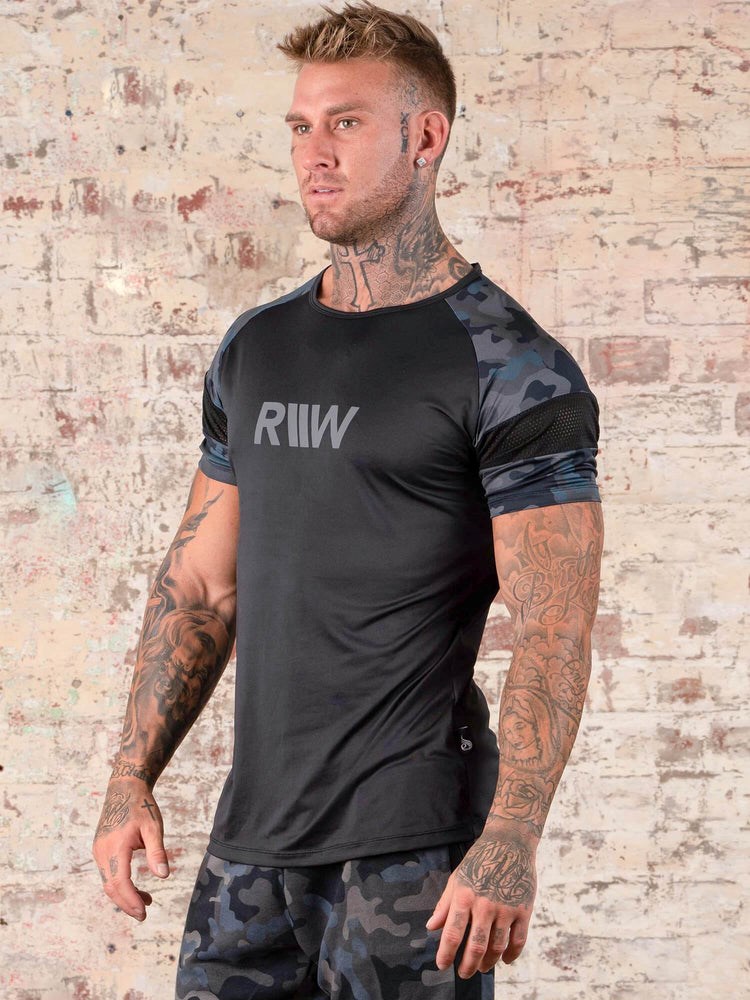 Ryderwear Camo T-Shirt Black/Camo | SXTYIP240