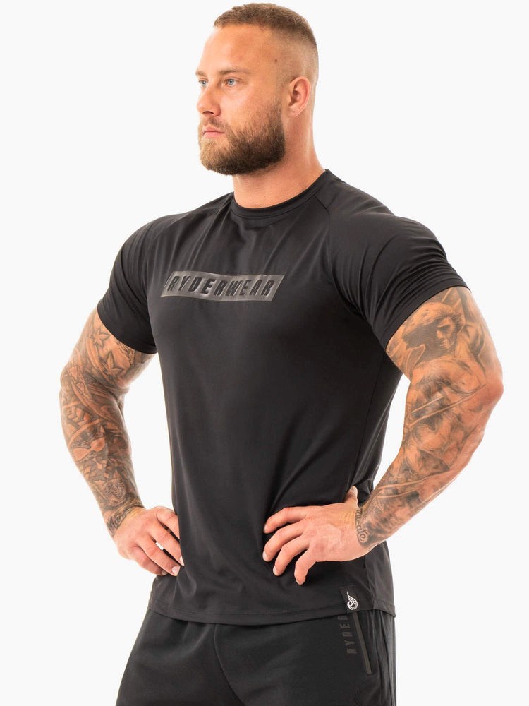 Ryderwear Combat T-Shirt Czarne | QWATIK062