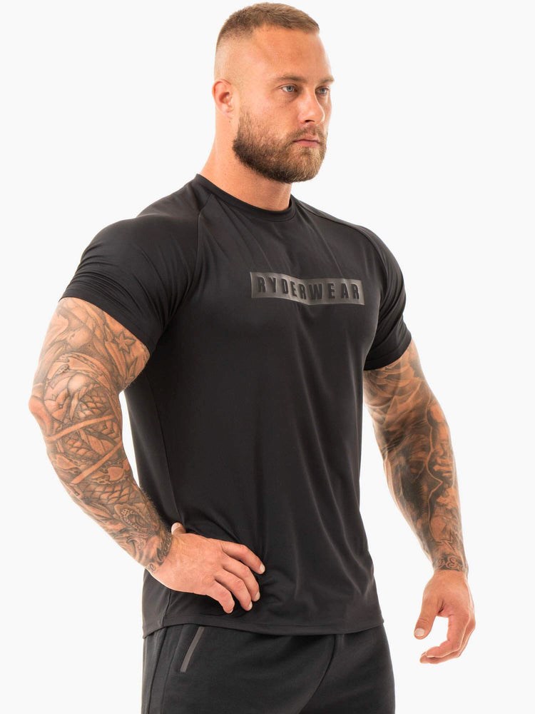 Ryderwear Combat T-Shirt Czarne | QWATIK062