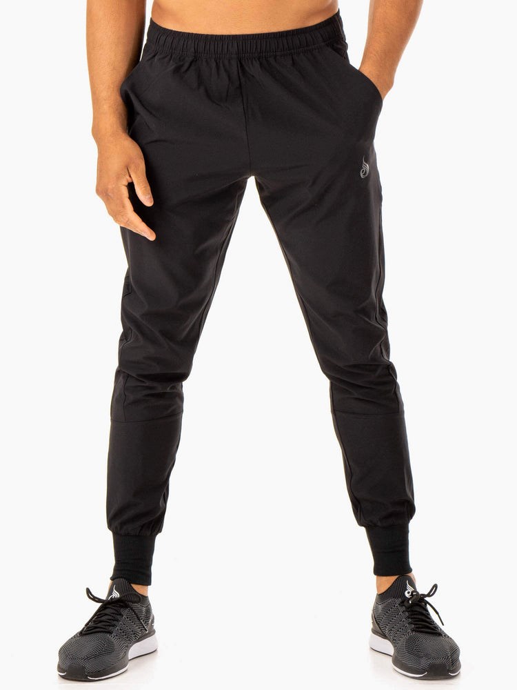 Ryderwear Division Woven Joggers Czarne | IGDEJT752