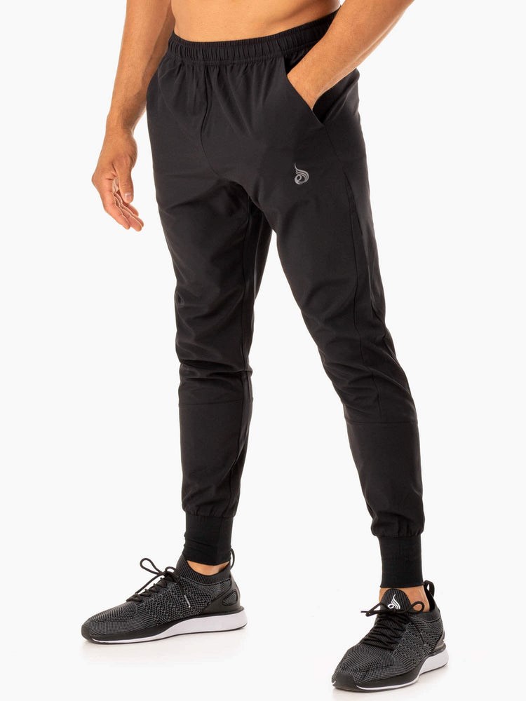 Ryderwear Division Woven Joggers Czarne | IGDEJT752