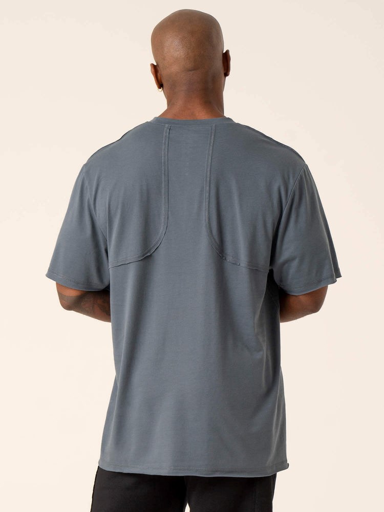 Ryderwear Dynamic Oversized T-Shirt Petrol | QABIVJ985