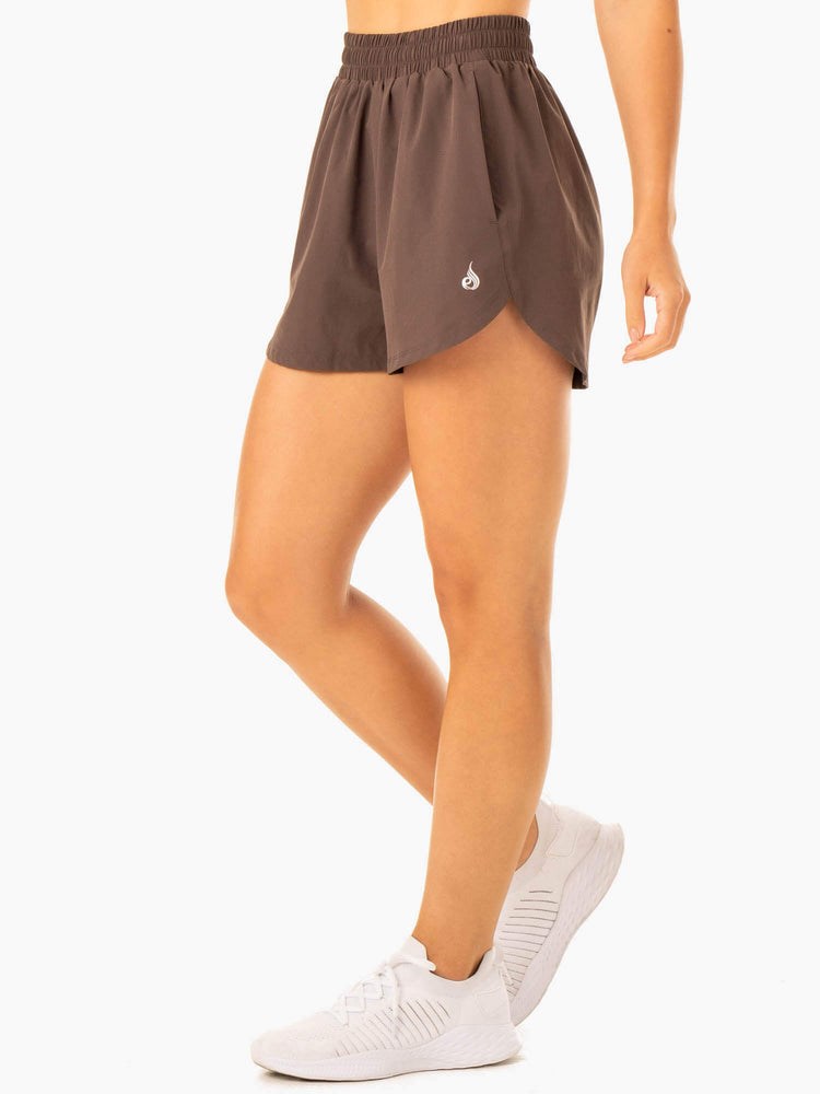 Ryderwear Element Treningowe Shorts Czekolada | VIXRBQ617