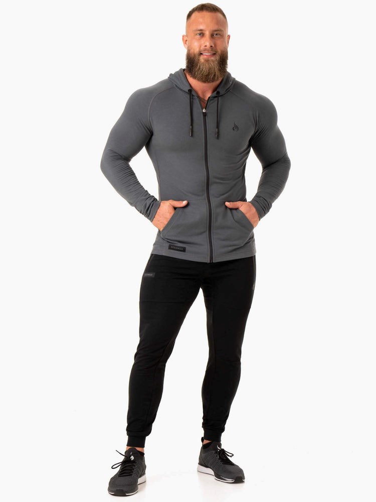 Ryderwear Endurance Zip Up Jacket Charcoal | PWECIV153