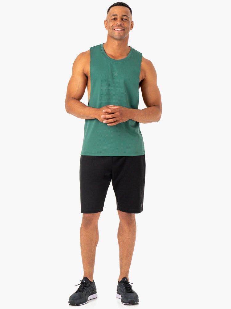 Ryderwear Enhance Baller Tank Zielone | LPCGWQ708