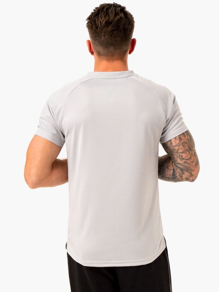 Ryderwear Enhance T-Shirt Szare | AHQMWT409