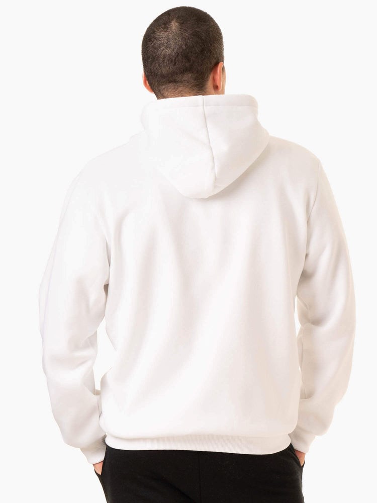 Ryderwear Essential Zip Up Jacket Białe | OYBQSD326