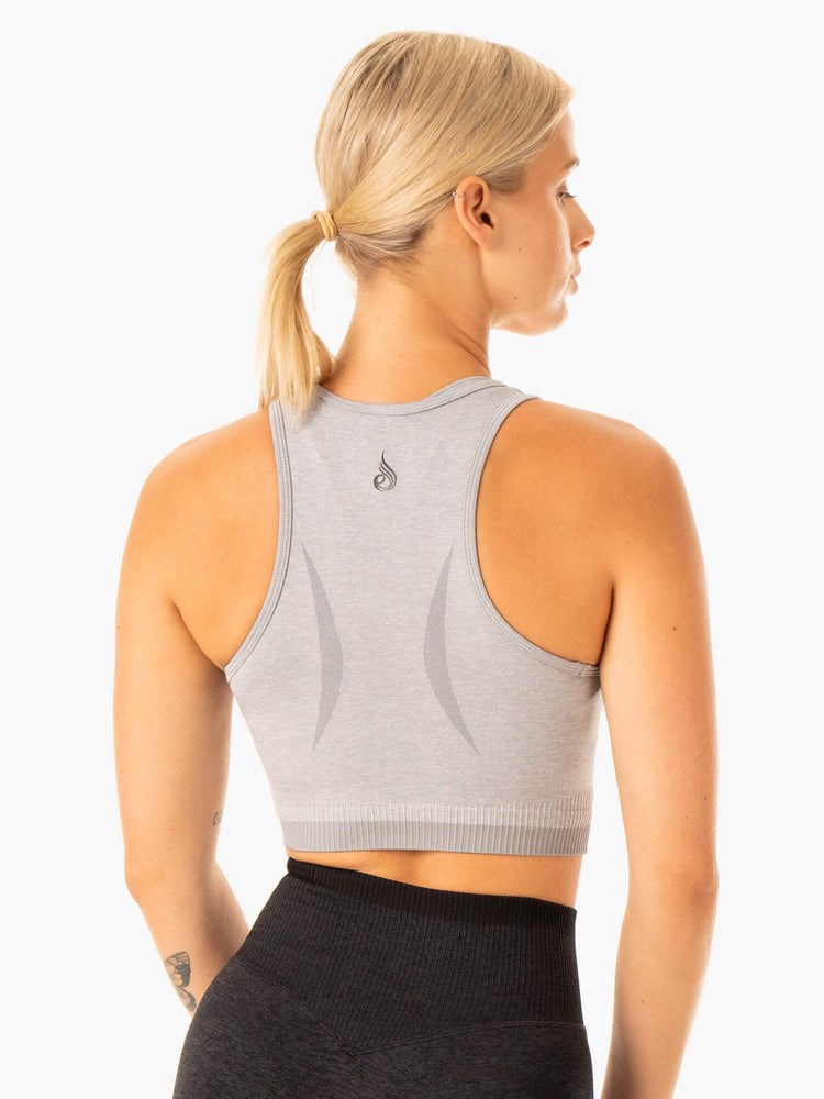 Ryderwear Excel Seamless Tank Szare | LJMTQG673