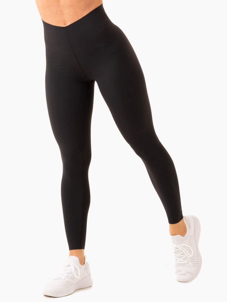 Ryderwear Extend Compression Leggings Czarne | CPKRUT208