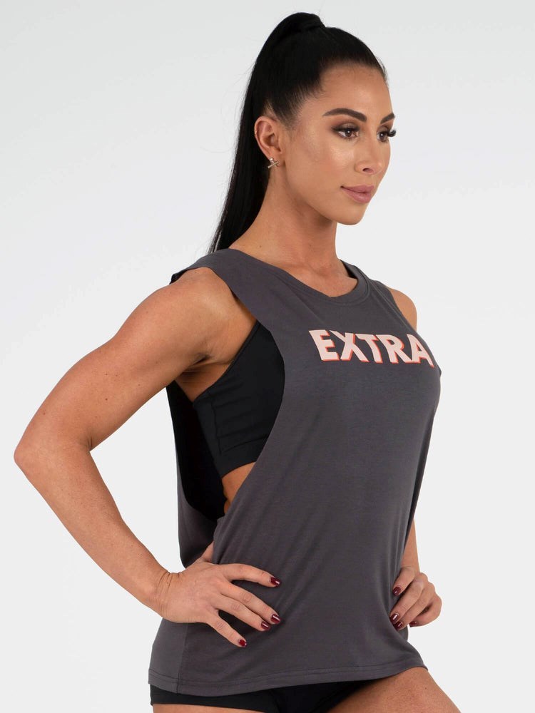 Ryderwear Extra Baller Tank Charcoal | IUKWEC539