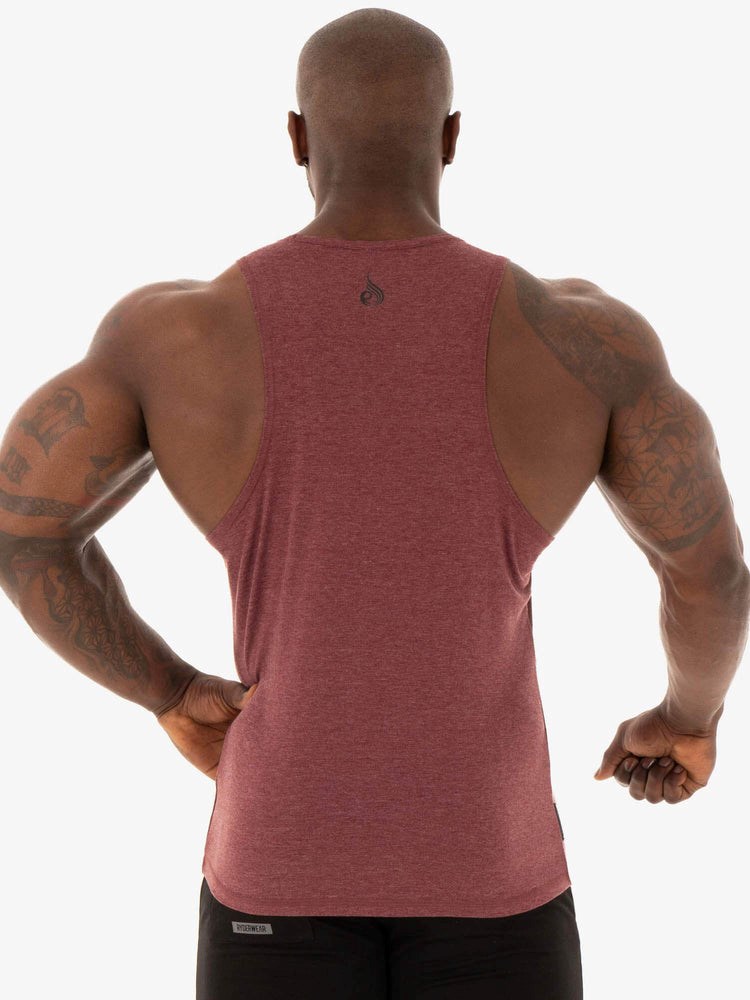 Ryderwear Focus Baller Tank Bordowe | KESVGL562