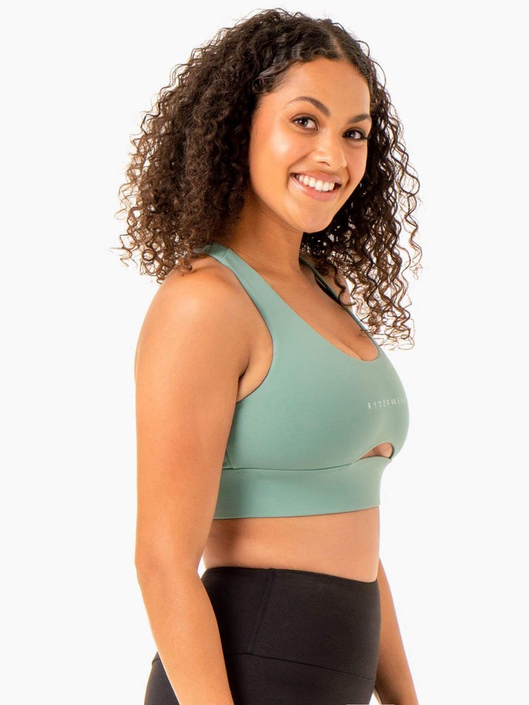 Ryderwear Focus Contour Sports Bra Sage | CGSWRN768