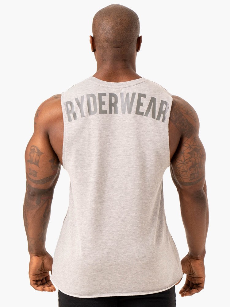 Ryderwear Force Fleece Tank Szare | VGIOBF302