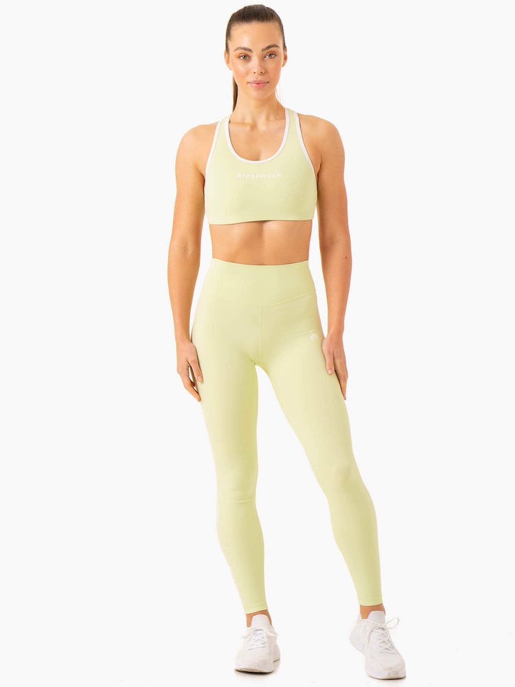 Ryderwear Frequency High Impact Sports Bra Mięta | OZCUXQ296