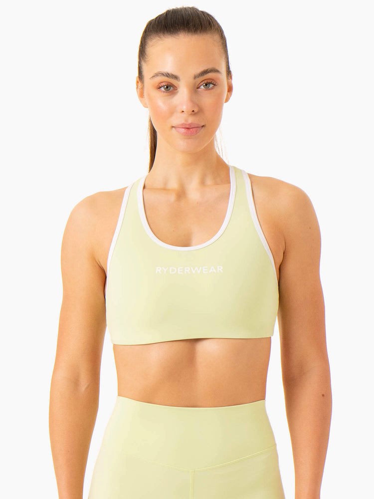 Ryderwear Frequency High Impact Sports Bra Mięta | OZCUXQ296