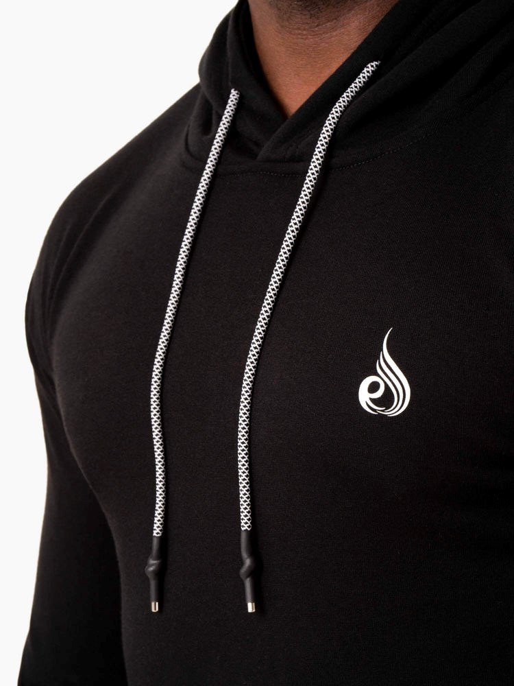 Ryderwear Impact Pullover Hoodie Czarne | HTRXLQ298