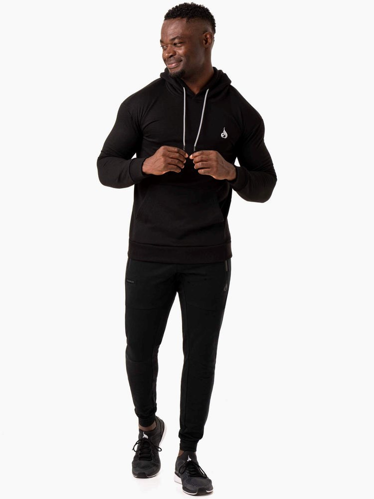 Ryderwear Impact Pullover Hoodie Czarne | HTRXLQ298