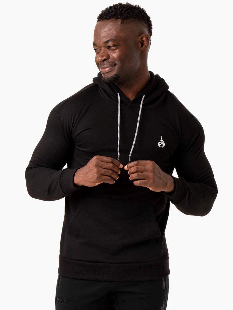 Ryderwear Impact Pullover Hoodie Czarne | HTRXLQ298